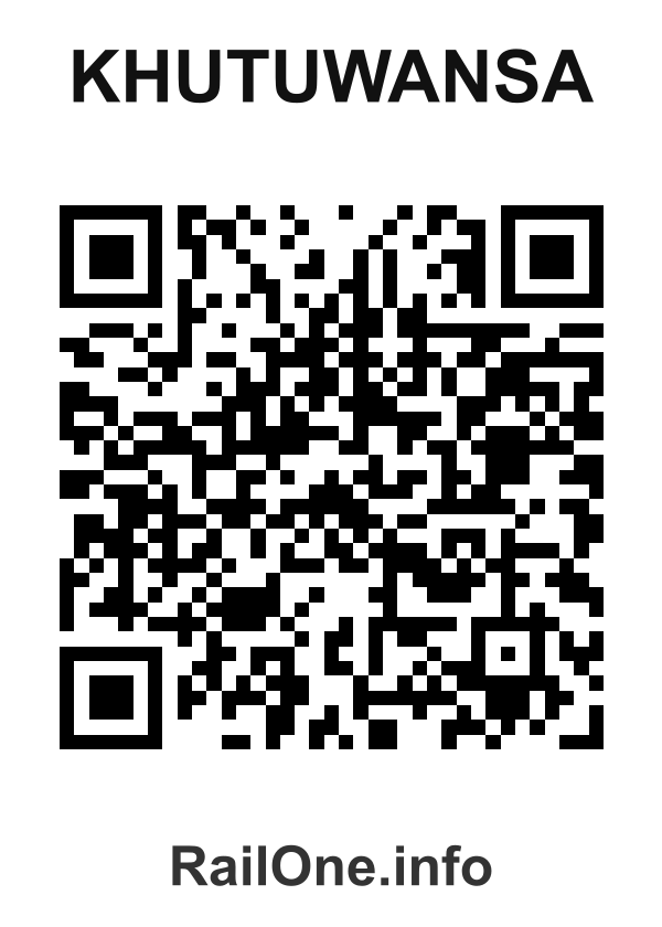 RailOne QR Code for Khutuwansa station