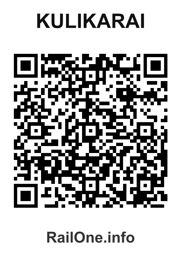 RailOne QR Code for Kulikarai station