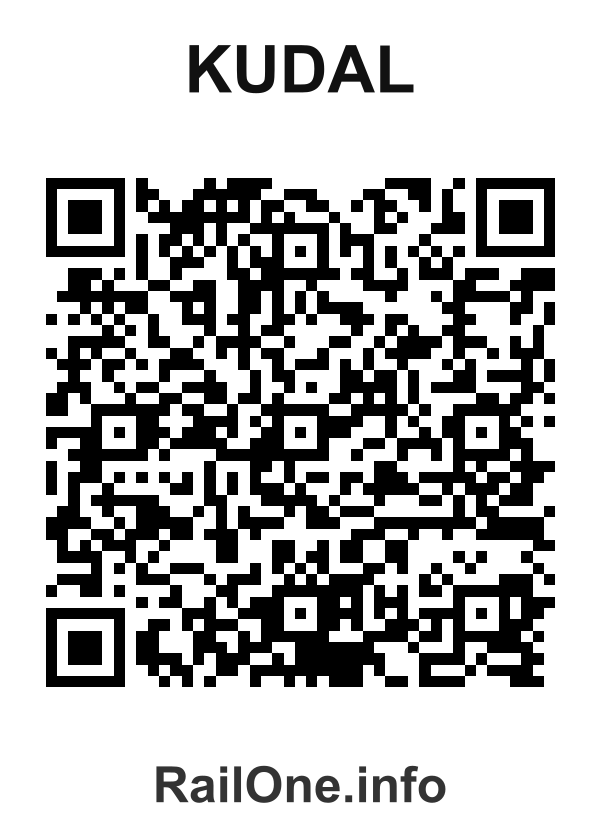 RailOne QR Code for Kudal station