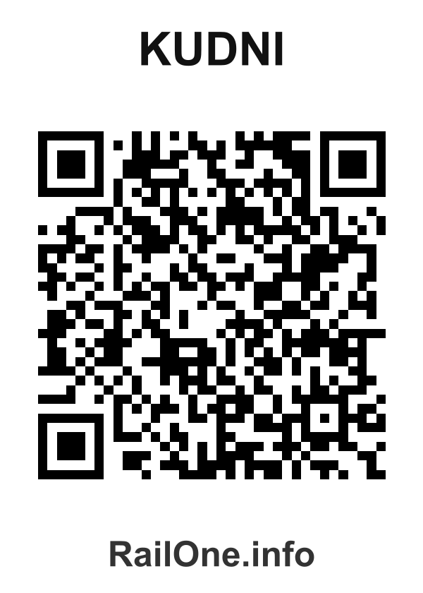 RailOne QR Code for Kudni station