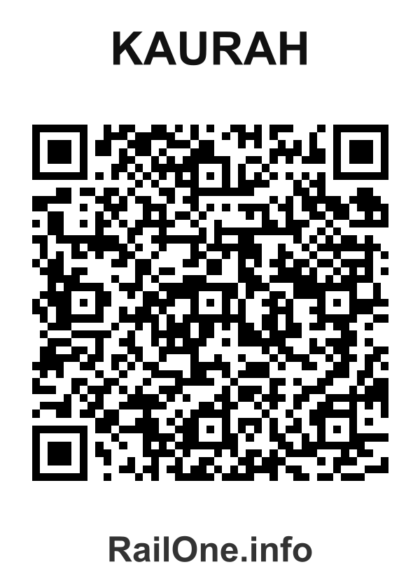 RailOne QR Code for Kaurah station