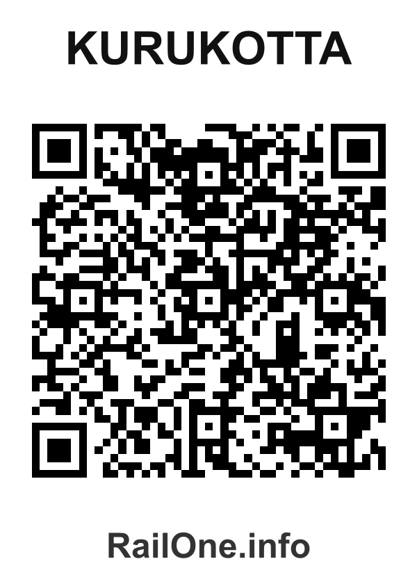 RailOne QR Code for Kurukotta station