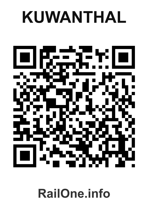 RailOne QR Code for Kuwanthal station