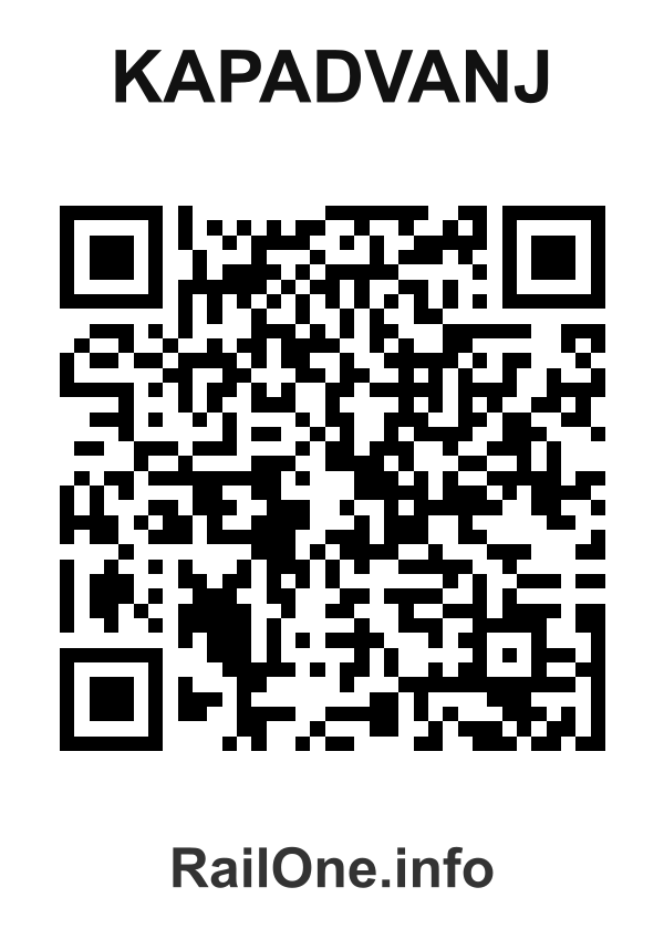 RailOne QR Code for Kapadvanj station