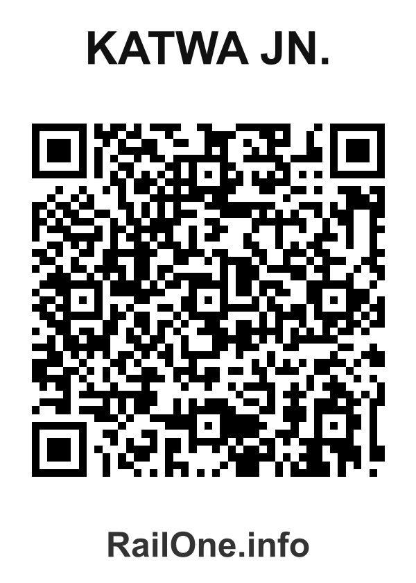 RailOne QR Code for Katwa Jn. station