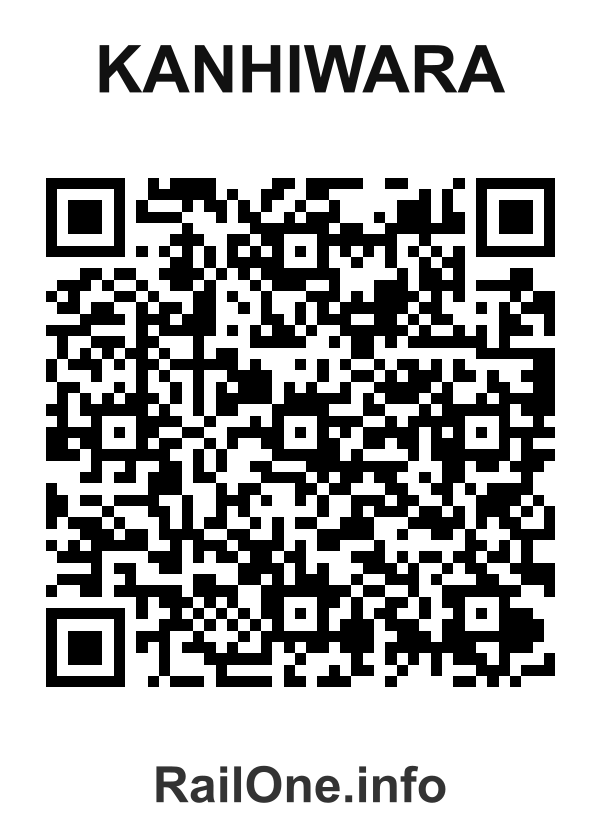 RailOne QR Code for Kanhiwara station
