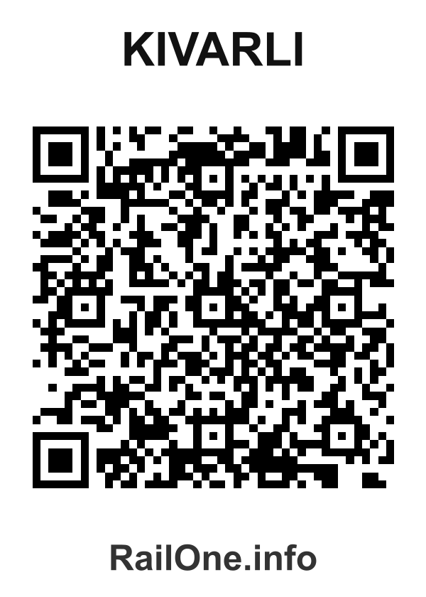 RailOne QR Code for Kivarli station