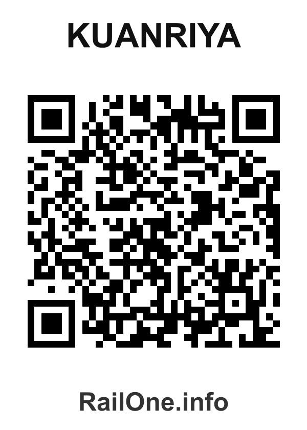 RailOne QR Code for Kuanriya station