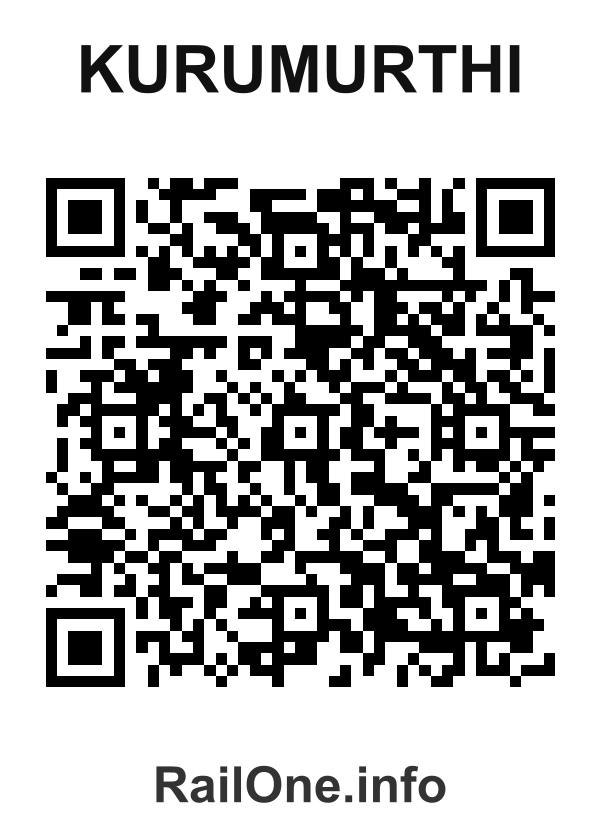 RailOne QR Code for Kurumurthi station