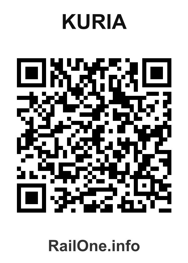 RailOne QR Code for Kuria station
