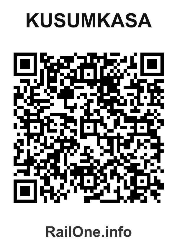 RailOne QR Code for Kusumkasa station