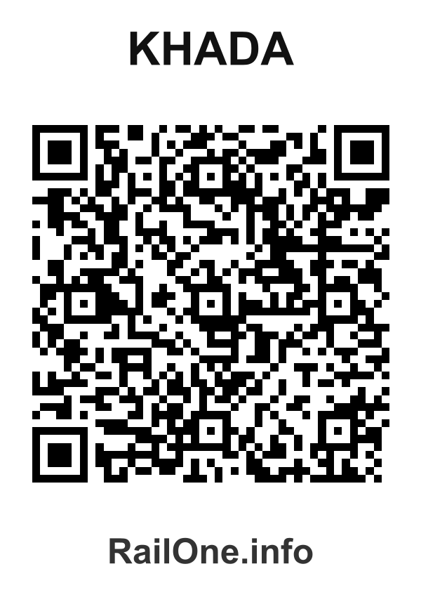 RailOne QR Code for Khada station