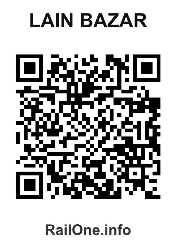 RailOne QR Code for Lain Bazar station