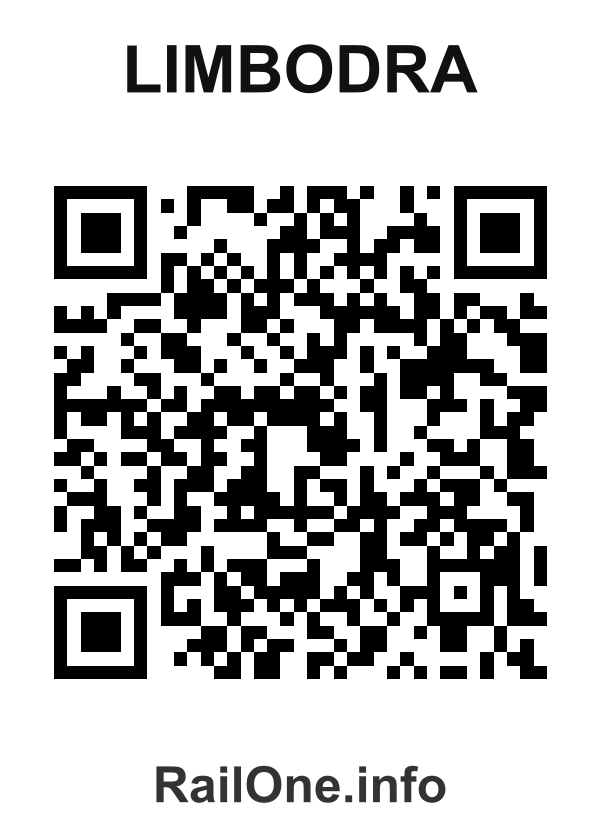 RailOne QR Code for Limbodra station