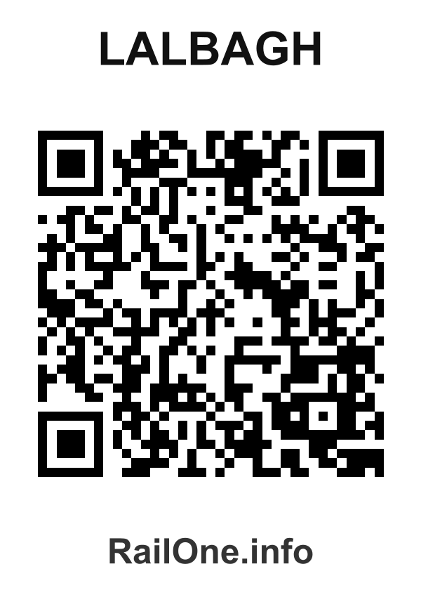 RailOne QR Code for Lalbagh station