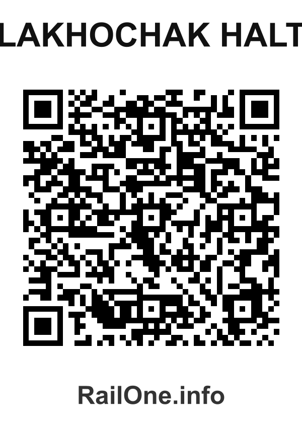 RailOne QR Code for Lakhochak Halt station