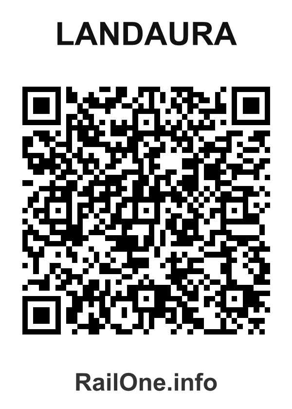 RailOne QR Code for Landaura station