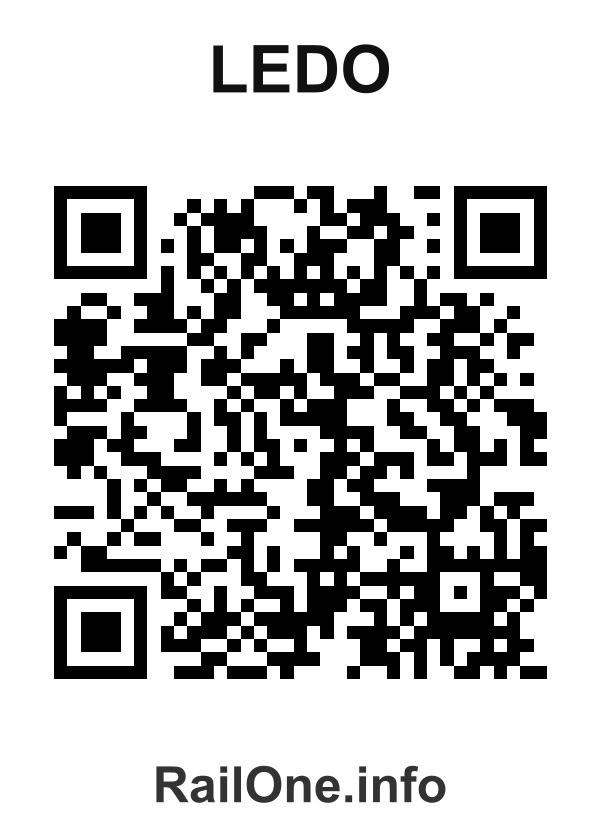 RailOne QR Code for Ledo station