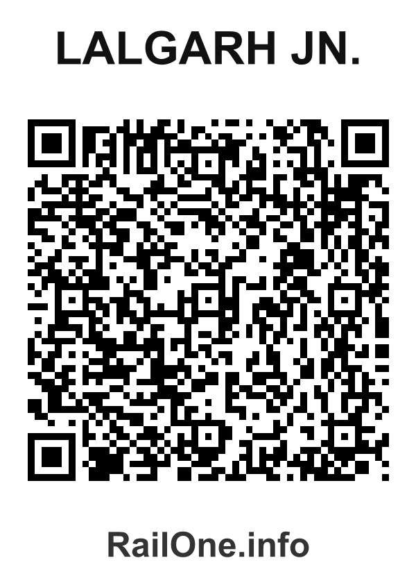 RailOne QR Code for Lalgarh Jn. station