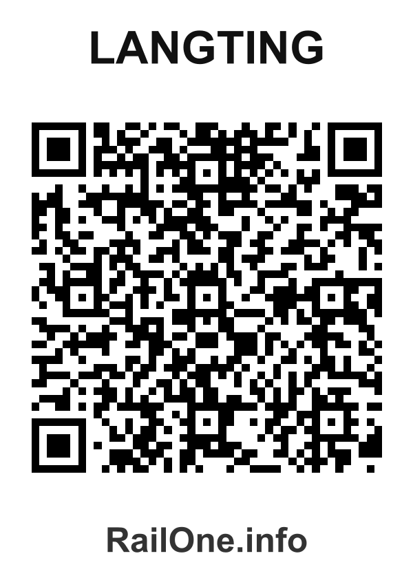 RailOne QR Code for Langting station