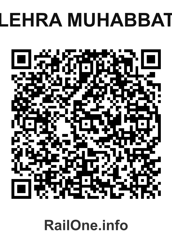 RailOne QR Code for Lehra Muhabbat station