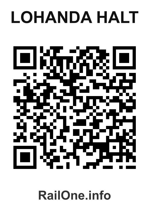 RailOne QR Code for Lohanda Halt station