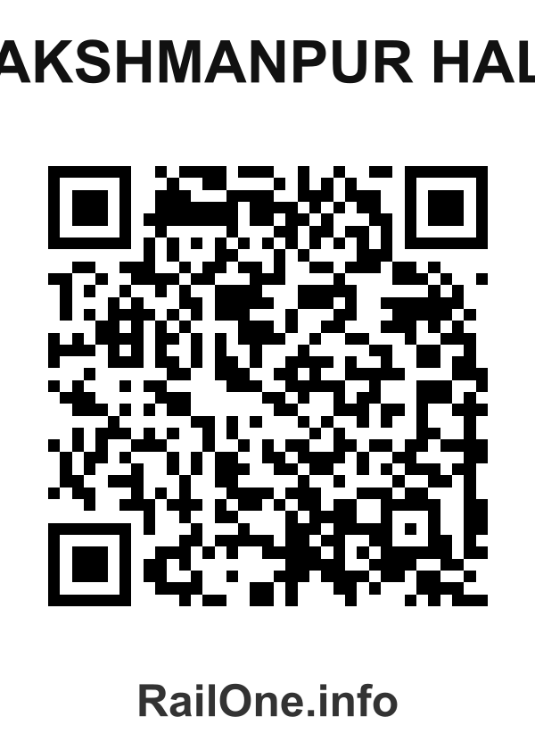RailOne QR Code for Lakshmanpur Halt station