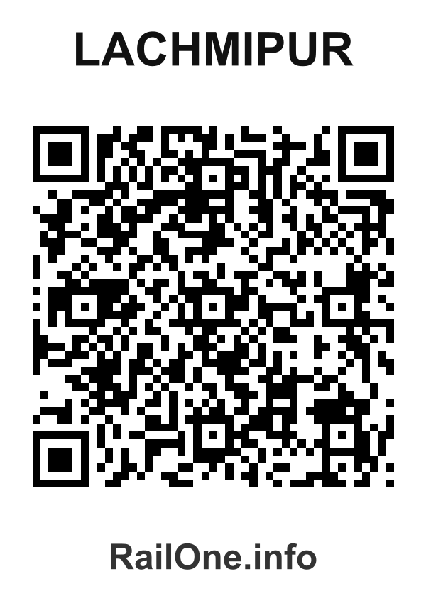 RailOne QR Code for Lachmipur station