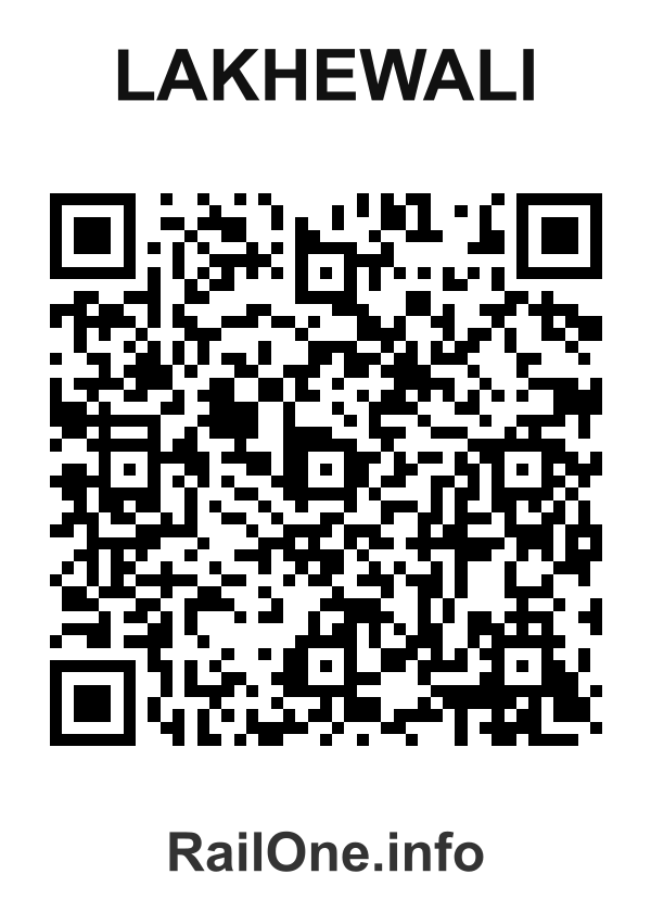 RailOne QR Code for Lakhewali station