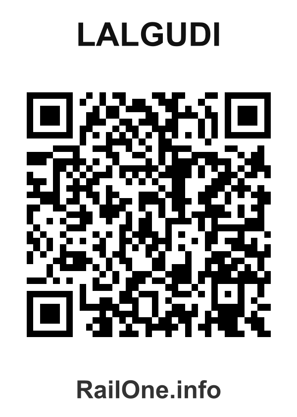 RailOne QR Code for Lalgudi station