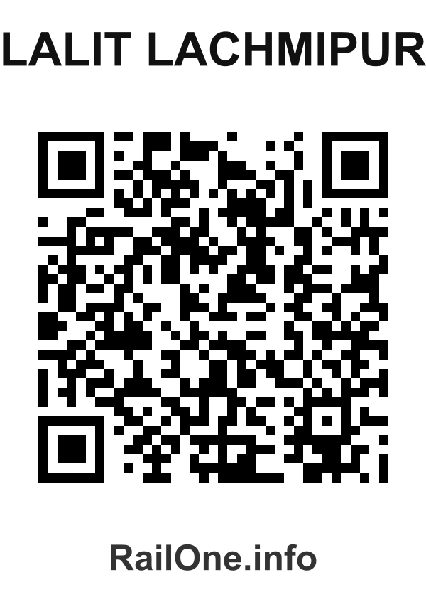 RailOne QR Code for Lalit Lachmipur station