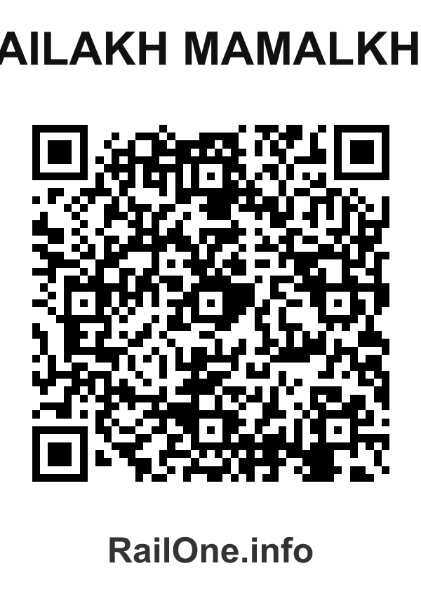 RailOne QR Code for Lailakh Mamalkha station