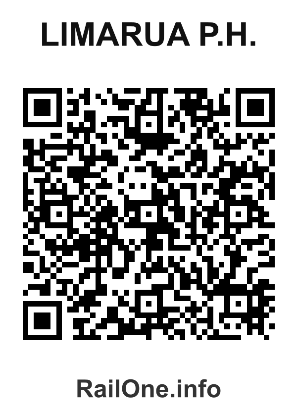 RailOne QR Code for Limarua P.h. station
