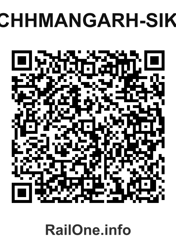 RailOne QR Code for Lachhmangarh-sikar station