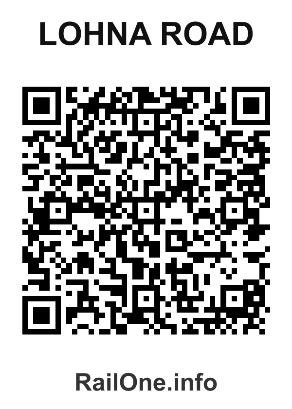 RailOne QR Code for Lohna Road station