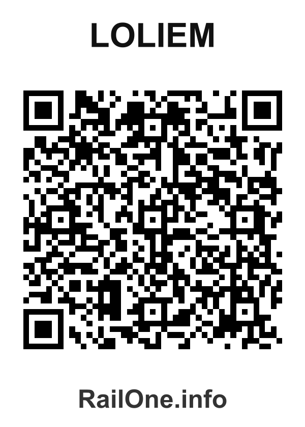 RailOne QR Code for Loliem station