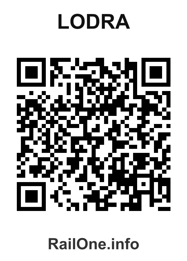 RailOne QR Code for Lodra station