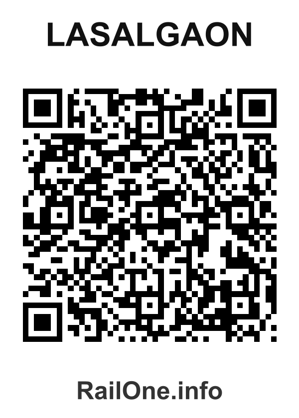 RailOne QR Code for Lasalgaon station
