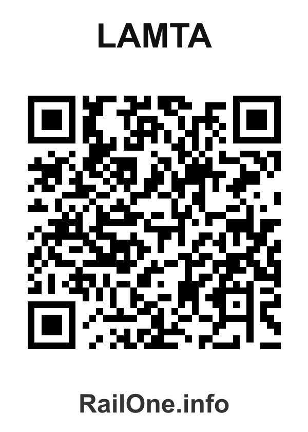 RailOne QR Code for Lamta station