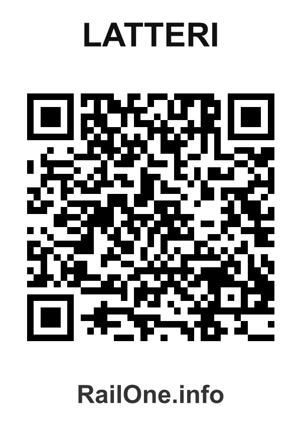 RailOne QR Code for Latteri station