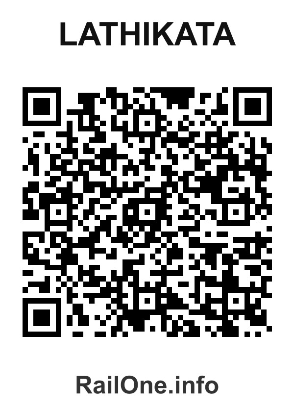 RailOne QR Code for Lathikata station