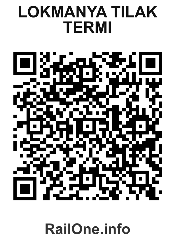 RailOne QR Code for Lokmanya Tilak Termi station