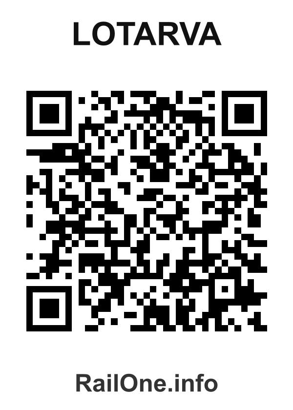 RailOne QR Code for Lotarva station