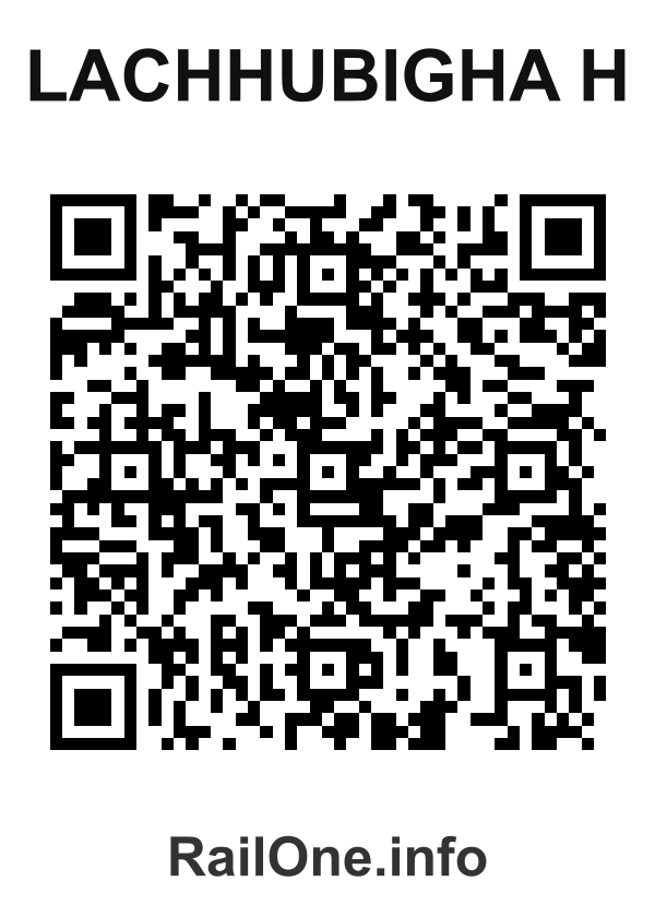 RailOne QR Code for Lachhubigha H station