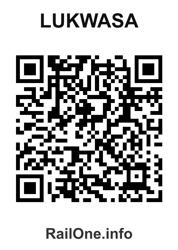 RailOne QR Code for Lukwasa station