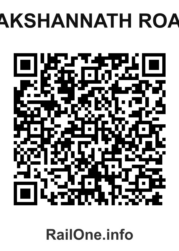 RailOne QR Code for Lakshannath Road station