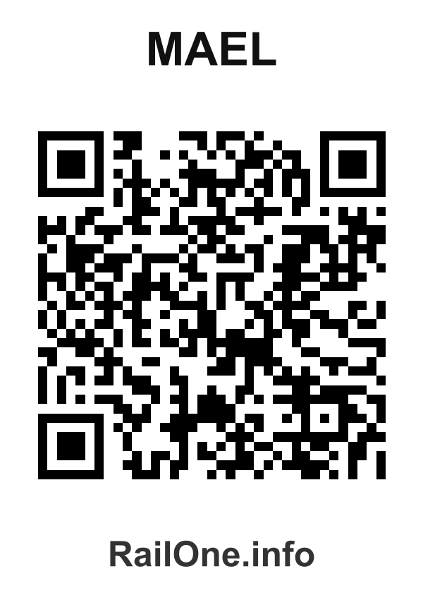 RailOne QR Code for Mael station