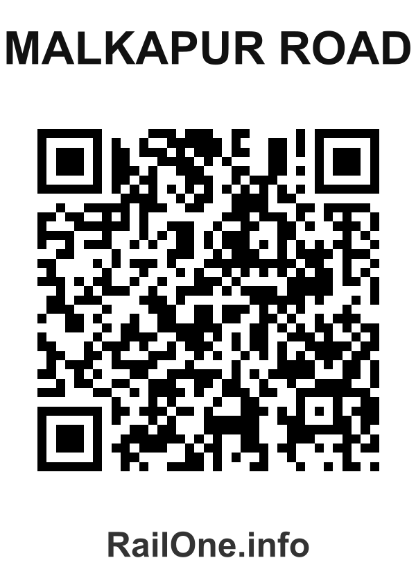 RailOne QR Code for Malkapur Road station