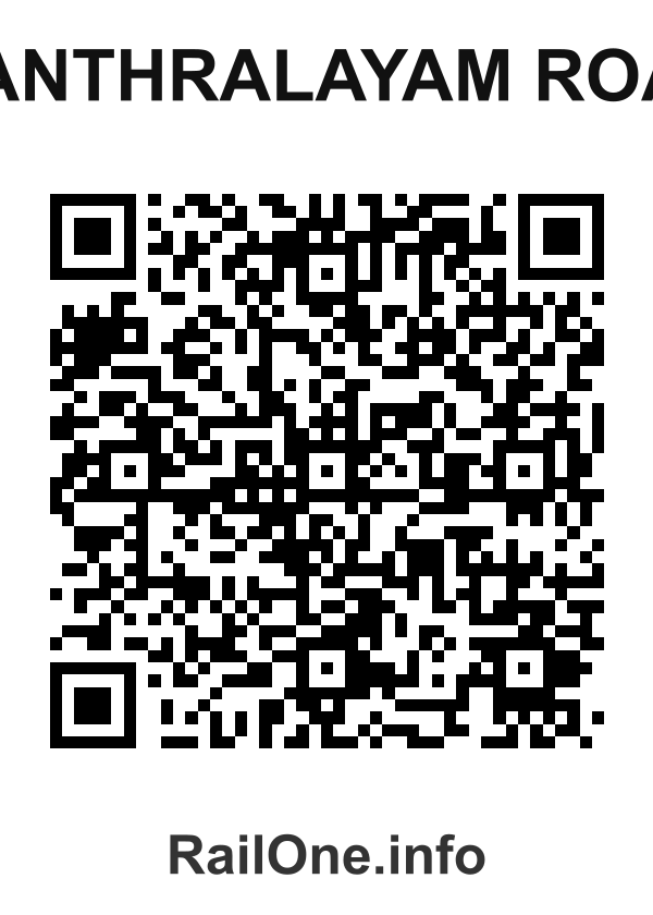 RailOne QR Code for Manthralayam Road station
