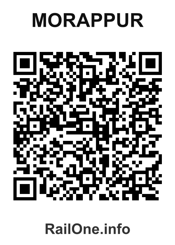 RailOne QR Code for Morappur station